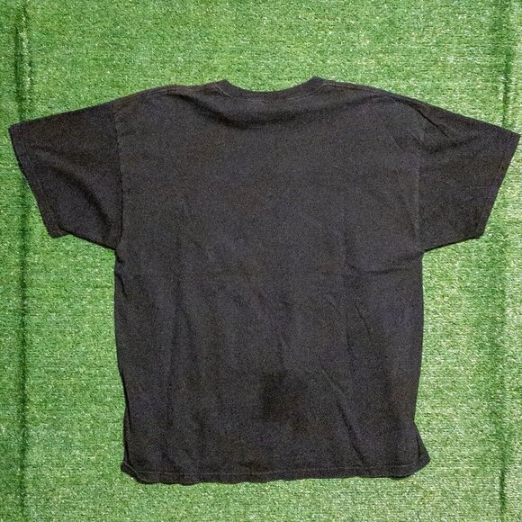 VINTAGE LOST CREEK OUTFITTERS MENS T SHIRT BLACK SHORT SLEEVE WOLF WOLVES SZ XXL - Picture 6 of 7